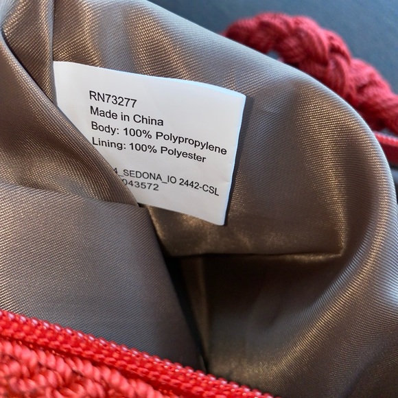 Croft and Barrow Orange cross body Crochet Bag - Picture 6 of 12